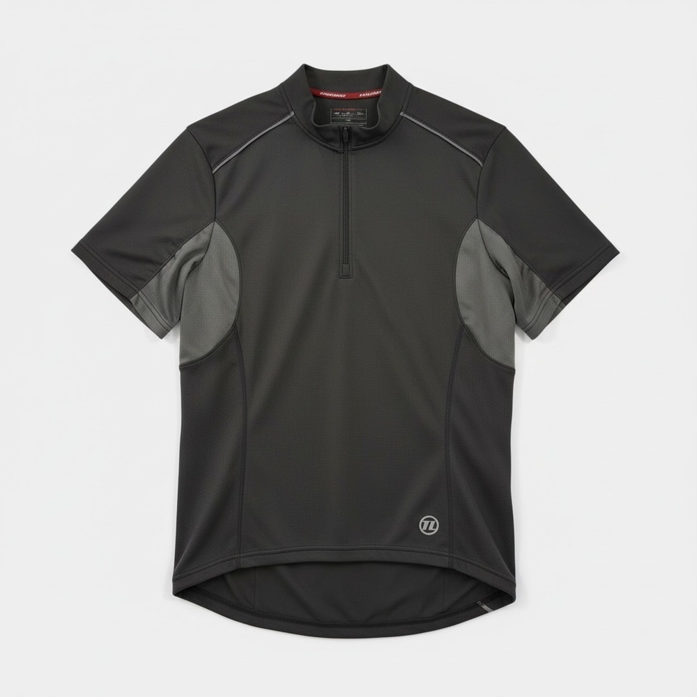 Novara Short Sleeve 1/2 Zip Cycling Jersey in Grey Men’s Size M